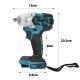 For  18V Cordless Impact Wrench, Brushless Screwdriver, Cordless Impact Wrench, Socket Wrench