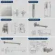 Male NPT Folding Bathtub Shower Faucet Rain Shower Head System With Bath Tub Faucet Set And Handheld For Bathroom Brushed Nickel 3 Function Unable Ship Weekends TK AND TEMU Only For Pickup