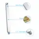 Rain Shower System Chrome Tub Shower Faucet Set 10 Inch Square Rainfall Shower Head With Handheld Sprayer And Waterfall Tub Spout[Unable Ship Weekends, TK/TEMU Only For Pickup]
