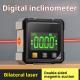 Electronic Digital Inclinometer Magnetic Suction Angle Meter 360 Degree Measurable Laser Level