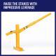 Manual Piling Pile Drawer Roadside Fence Hydraulic Pile