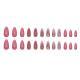 Almond Double French Fake Nails