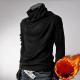 Mens Korean Style Slim Fit Long-Sleeved T-Shirt For Spring, Autumn And Winter