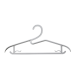 Skewed shoulder collar hanger-ivory white-pp-1 piece - Option1