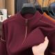 Mens New Mid-Season Winter Casual Thickened Half-Turtleneck Wool Sweater