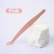 Eyelash curler-tweezers-light pink-stainless steel-1 piece - Option1