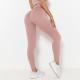 Seamless Knitted Solid Color Chest T-shirt Sports Running Fitness Yoga Wear Short-sleeved Top For Women