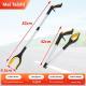 Household garbage clip-orange handle-1 piece - Option1
