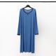 Long Below The Knee Soft Draping Bathrobe Mens Pajamas