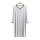 Long Below The Knee Soft Draping Bathrobe Mens Pajamas