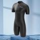 Mens Quick Drying Short Sleeved One-piece Swimsuit