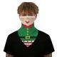 Christmas digital printing dustproof triangle scarf