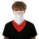 Christmas digital printing dustproof triangle scarf