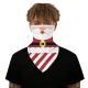 Christmas digital printing dustproof triangle scarf