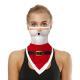 Christmas digital printing dustproof triangle scarf