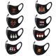 Christmas print autumn and winter ice silk mask