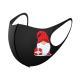 Christmas print autumn and winter ice silk mask
