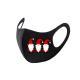 Christmas print autumn and winter ice silk mask
