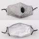 Four-layer pm2.5 cotton mask with breathing valve