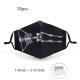 Printed protective filter pm2.5 mask