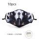 Printed protective filter pm2.5 mask