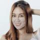 Micro-inlaid mesh colored diamond mask