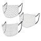Micro-inlaid mesh colored diamond mask