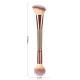 Soft Wool Portable Makeup Double-headed Copper Tube Highlight Brush