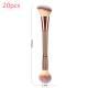 Soft Wool Portable Makeup Double-headed Copper Tube Highlight Brush