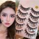Big Devil Thick False Eyelashes Hard Stems Cross European And American