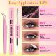 Segmented Hot Melt Stem Thick False Eyelash Set