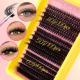 Segmented Hot Melt Stem Thick False Eyelash Set