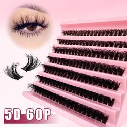 5D Messy 40p 60p Thick Hot Melt False Eyelashes
