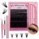 Segmented Hot Melt Single Cluster Large Capacity Thick Eyelash Suit