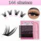 Segmented Hot Melt Single Cluster Large Capacity Thick Eyelash Suit