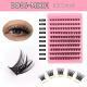 Segmented Hot Melt Single Cluster Large Capacity Thick Eyelash Suit