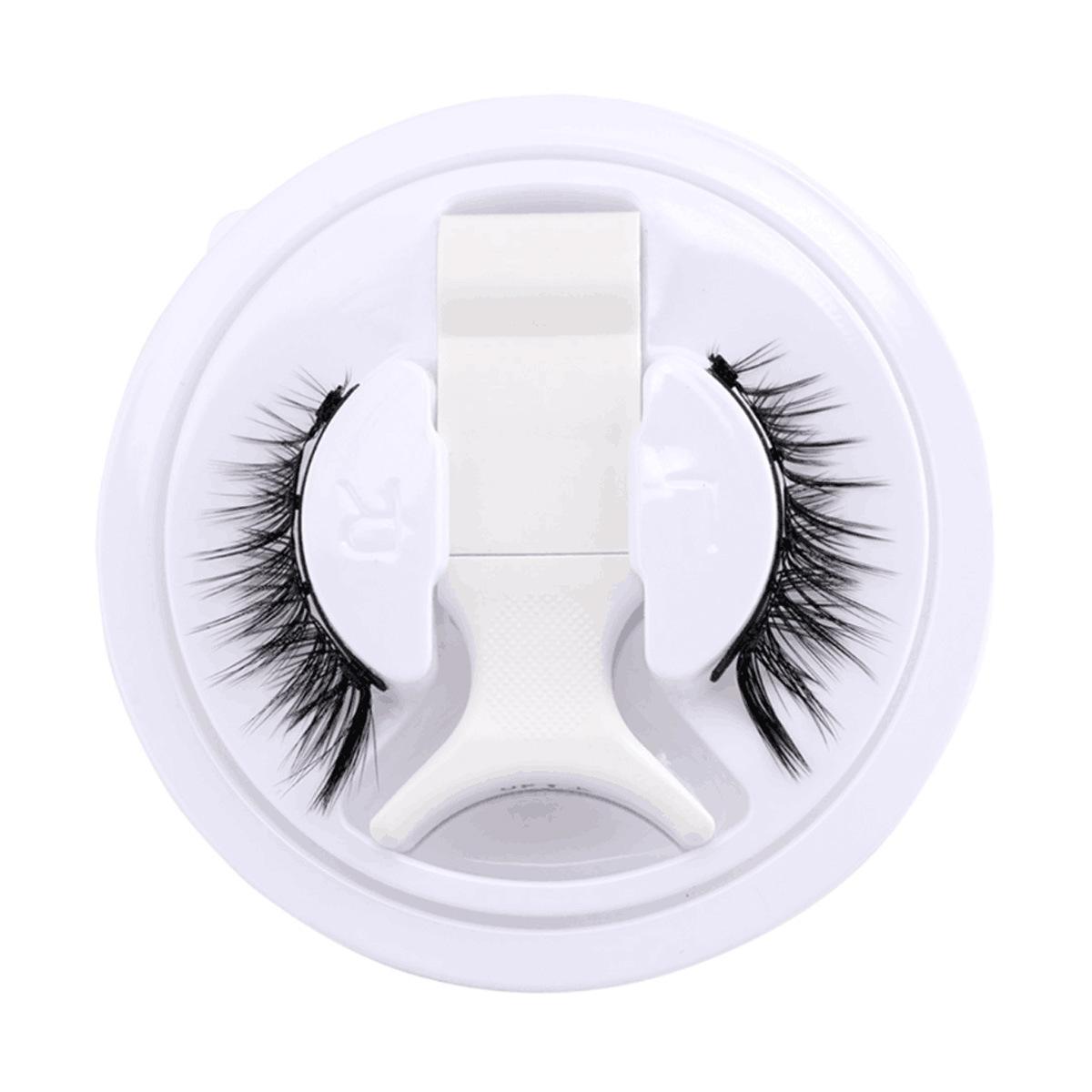 European And American Reusable Waterproof Natural Thick Magnetic False Eyelashes
