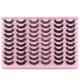 30 Pairs Of Thick Natural DD Chemical Fiber Russian Curly False Eyelashes