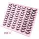 30 Pairs Of Thick Natural DD Chemical Fiber Russian Curly False Eyelashes