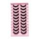 3D Multi-layer Female Curling False Eyelashes