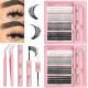 DIY Single False Eyelashes MIX Thick Natural Eyelash