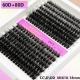 14 Rows 3D Black Cluster Eyelashes 40D 60D 80D Fluffy Soft