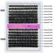 14 Rows 3D Black Cluster Eyelashes 40D 60D 80D Fluffy Soft