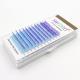 Single Colored Eyelashes Two-tone Gradient 007 Purple