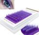 Single Colored Eyelashes Two-tone Gradient 007 Purple