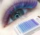 Single Colored Eyelashes Two-tone Gradient 007 Purple
