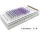 Single Colored Eyelashes Two-tone Gradient 007 Purple