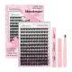 Eyelash Extensionkit Four-piece Set Box Single Cluster Natural Eyelash