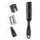 Bulk Black Double-Sided Hair Cutting Brush Bangs Hair Repairer Plastic Comb With Blade