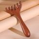 Gold Sandalwood Head Massage Comb Meridian Brush